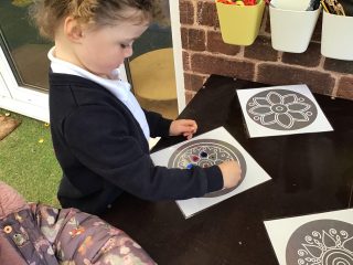 Reception have been learning about Diwali. We created Rangoli patterns. 🎆🎇